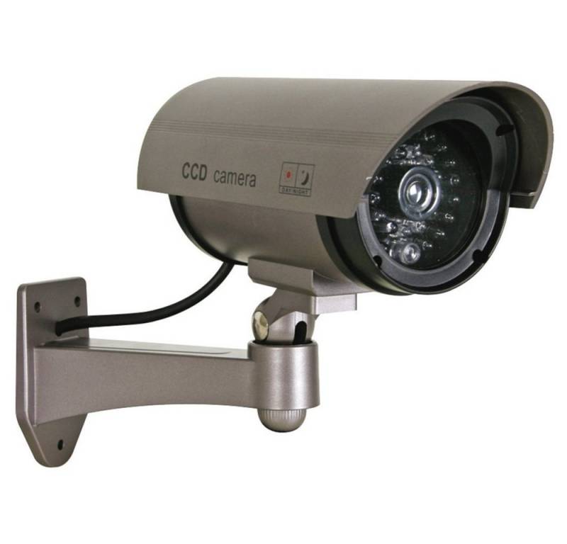 Velleman Überwachungskamera Attrappe Velleman CAMD7N Kamera-Attrappe mit blinkender LED von Velleman