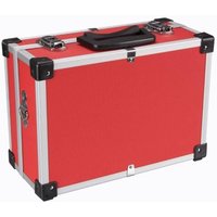 Werkzeugkoffer Werkzeugkiste Werkzeugkasten Aluminum Case 32x23x15,5cm rot von Velleman