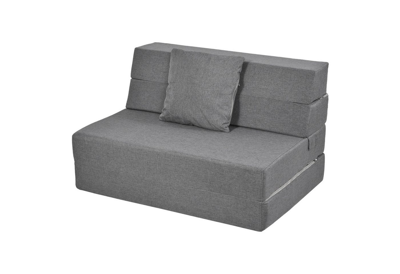 Vellora Big-Sofa Bodensofa 3-in-1 Klappbar Schlafsofa Faltbare Matratze Leinen, Multifunktional faltbar Vellora Big-Sofa Bodensofa 3-in-1 Klappbar Schlafsofa Faltbare Matratze Leinen, Multifunktional faltbar von Vellora