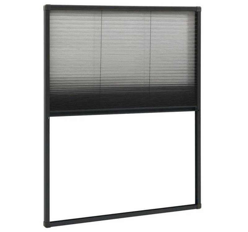 Vellora Insektenschutz-Vorhang Insektenschutz-Plissee für Fenster Aluminium, (1 x Aluminiumrahmen 1 x Maschengitter), Fiberglas von Vellora