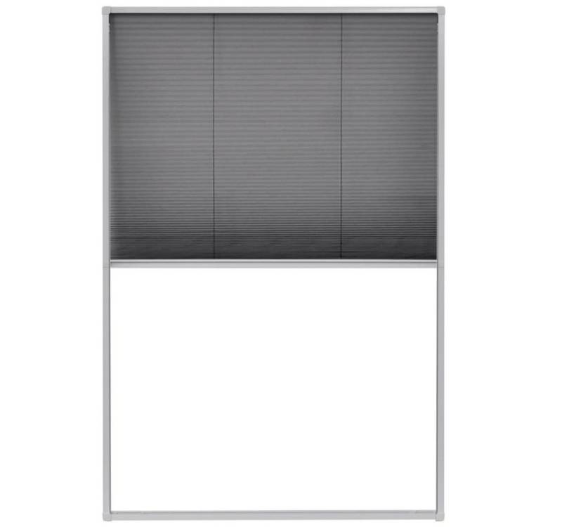 Vellora Insektenschutz-Vorhang Insektenschutz-Plissee für Fenster Aluminium, (1 x Aluminiumrahmen 1 x Maschengitter), Fiberglas von Vellora