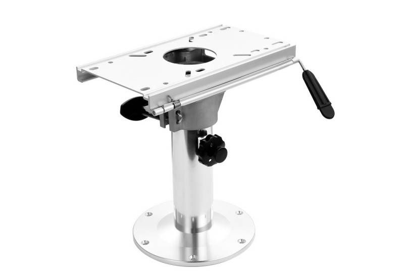 Vellora Stehhilfe Aluminium-Schiffssitzbasis mit Gleitblock und Verriegelung (1 St), Höhe 330-480 mm einstellbar von Vellora