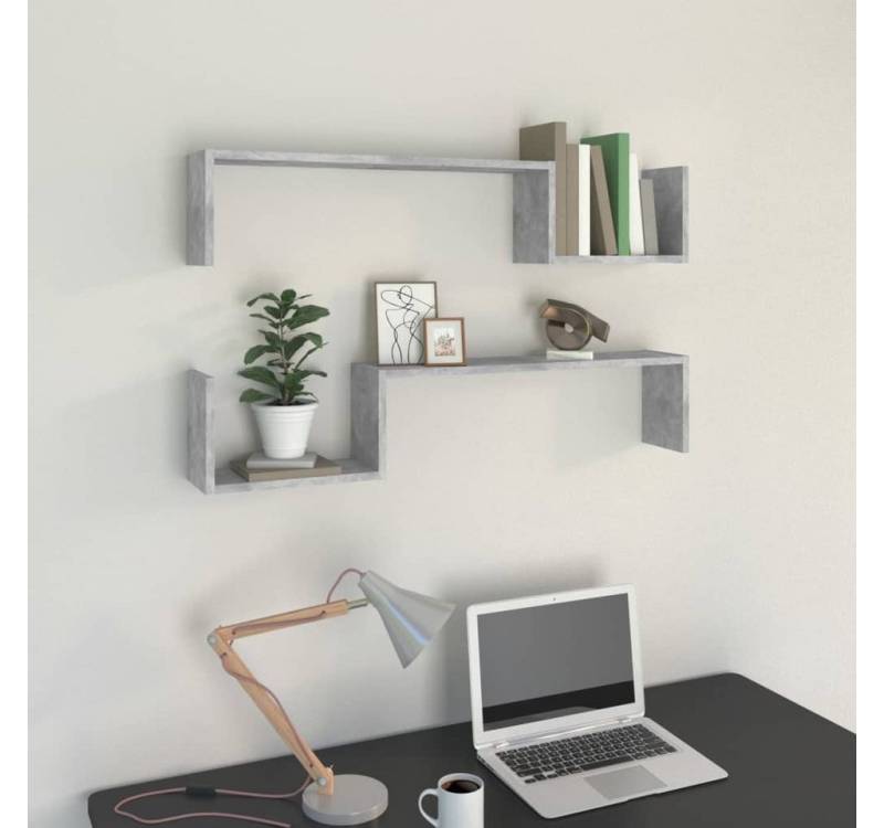 Vellora Wandregalhalter Wandregale 2 Stk. 100x15x20 cm Holzwerkstoff, robust und stabil von Vellora