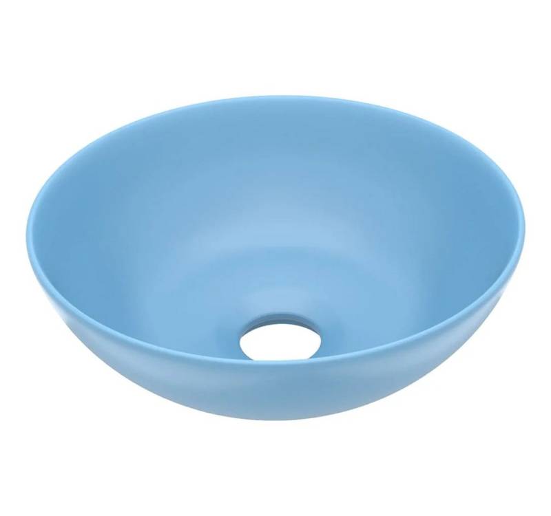 Vellora Waschbecken Waschbecken Keramik Rund 280 x 100 mm (1-St., Abflussrohr ist nicht enthalten), Abfluss: 45 mm von Vellora