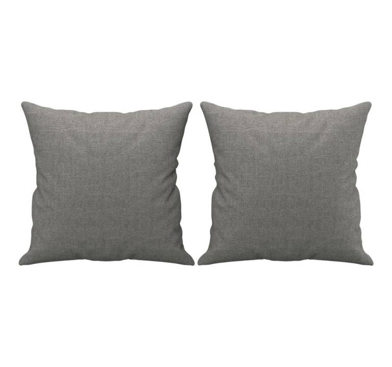 Vellora Zierkissen ierkissen 2 Stk. Dunkelgrau 40x40 cm Stoff, (2 St), Moderne Design. von Vellora