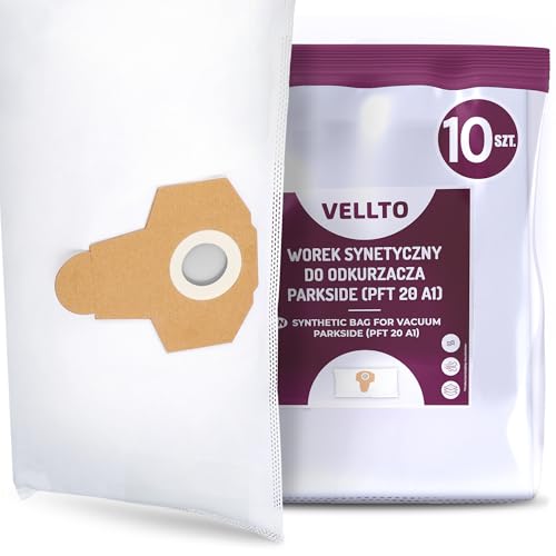 10x Vellto Staubsaugerbeutel Kompatibel mit Parkside PFT 20 A1 PNTS 1250 1250/9 1300 A1/B2/C3/E4/F5 PWD 20/A1 PWDA 20-Li PWS 20-A1 20/B2 Ersatzbeutel Staubbeutel Filtertüten Vlies Filtersack 10x Vellto Staubsaugerbeutel Kompatibel mit Parkside PFT 20 A1 PNTS 1250 1250/9 1300 A1/B2/C3/E4/F5 PWD 20/A1 PWDA 20-Li PWS 20-A1 20/B2 Ersatzbeutel Staubbeutel Filtertüten Vlies Filtersack von Vellto