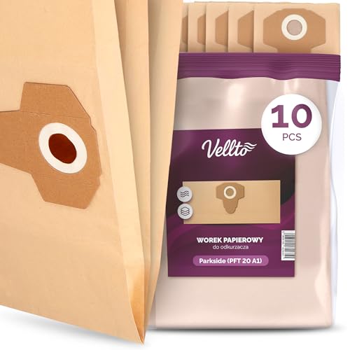 10x Vellto Staubsaugerbeutel Kompatibel mit Parkside PWD 20/A1 12A1 25 30 PFT 20A1 PNTS 1200 1250 1250/9 1300 A1 B2 C3 D3 E4 1400 1500 Staubbeutel Papier Beutel Vakuumbeutel Filtersack 10x Vellto Staubsaugerbeutel Kompatibel mit Parkside PWD 20/A1 12A1 25 30 PFT 20A1 PNTS 1200 1250 1250/9 1300 A1 B2 C3 D3 E4 1400 1500 Staubbeutel Papier Beutel Vakuumbeutel Filtersack von Vellto