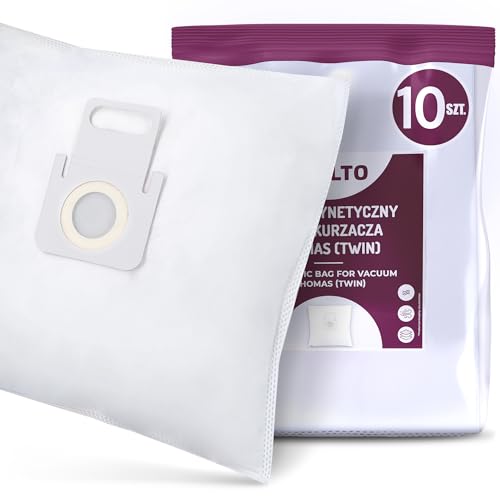 10x Vellto Staubsaugerbeutel Kompatibel mit Thomas 787230 Twin T1 T2 TT Orca Hygiene Genius Helper Aquawash Ersatzbeutel Staubbeutel Filtertüten Vlies Filtersack 10x Vellto Staubsaugerbeutel Kompatibel mit Thomas 787230 Twin T1 T2 TT Orca Hygiene Genius Helper Aquawash Ersatzbeutel Staubbeutel Filtertüten Vlies Filtersack von Vellto