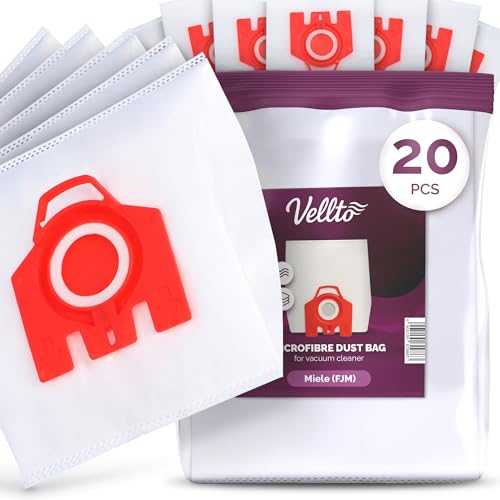 20x Vellto Staubsaugerbeutel Kompatibel mit Miele 3D Efficiency FJM Serie S2 S3 S4 S5 S6 S7 Complete C1 Compact C1/C2 S8340 S24 S256i S290 S299 S300i S399 S500 S578 S700 Ersatzbeutel Staubbeutel 20x Vellto Staubsaugerbeutel Kompatibel mit Miele 3D Efficiency FJM Serie S2 S3 S4 S5 S6 S7 Complete C1 Compact C1/C2 S8340 S24 S256i S290 S299 S300i S399 S500 S578 S700 Ersatzbeutel Staubbeutel von Vellto