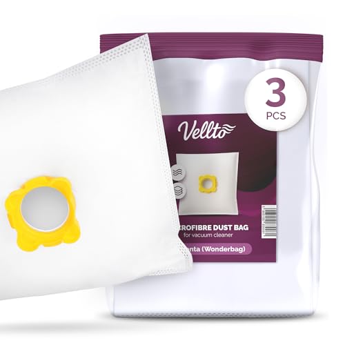 3x Vellto Staubsaugerbeutel Kompatibel mit Rowenta Wonderbag WB484720 WB305120 WB305140 WB404111 WB406120 Compacteo Silence Force Spaceo RO5913 RO5921 RO5931 RO5938 Ersatzbeutel Staubbeutel 3x Vellto Staubsaugerbeutel Kompatibel mit Rowenta Wonderbag WB484720 WB305120 WB305140 WB404111 WB406120 Compacteo Silence Force Spaceo RO5913 RO5921 RO5931 RO5938 Ersatzbeutel Staubbeutel von Vellto