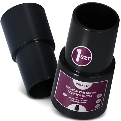 Staubsauger Adapter 32 auf 35 mm Schlauchadapter Reduzierstück Staubsaugerschlauch Vakuumschlauchadapter Universeller Schlauchreduzierer von Vellto
