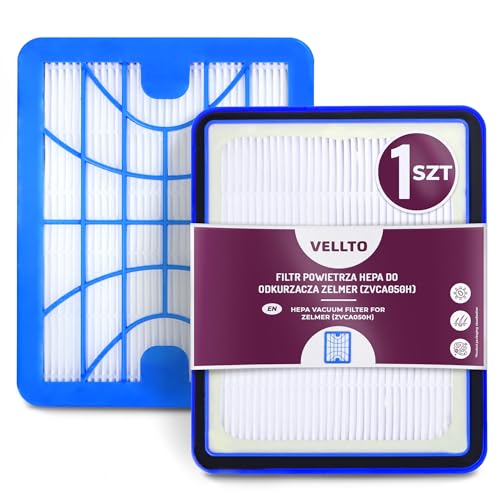 Vellto HEPA H13 Filter Für Staubsauger Kompatibel Mit Zelmer Odyssey Jupiter Syrius Clarris Magnat Orion Solaris ZVCA050H Austausch Ersatzteil Hochleistungs Luftreiniger von Vellto