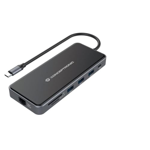 Hub - 12-in-1 Type-C-Adapter mit 2 x HDMI, VGA, MicroSD/TF, 3 x USB 3.2 und Gigabit-LAN, ideal für erweiterte Konnektivität. Hub - 12-in-1 Type-C-Adapter mit 2 x HDMI, VGA, MicroSD/TF, 3 x USB 3.2 und Gigabit-LAN, ideal für erweiterte Konnektivität. von Velocraze