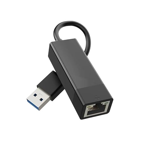 Netzwerkadapter – Gigabit USB 3.2 Gen 1, verbindet Geräte mit hoher Geschwindigkeit, aus Kunststoff, ideal zur Verbesserung der Konnektivität. von Velocraze