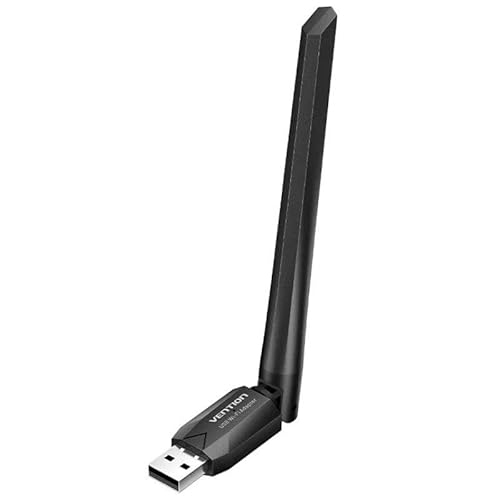 USB-A-Adapter – WLAN-Adapter bis zu 650 Mbit/s, inklusive Treiber, Schwarz, Plug and Play, kompatibel mit Mehreren Betriebssystemen. USB-A-Adapter – WLAN-Adapter bis zu 650 Mbit/s, inklusive Treiber, Schwarz, Plug and Play, kompatibel mit Mehreren Betriebssystemen. von Velocraze
