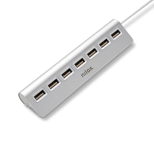 Velocraze Hub - Gerät mit 7 USB-2.0-Anschlüssen, ideal zum Erweitern von Verbindungen, ermöglicht schnelle und Bequeme Datenübertragung. von Velocraze