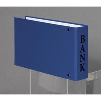 VELOFLEX Bankringbuch 2-Ringe DIN A6 quer 4.5 cm blau von Veloflex