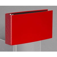 VELOFLEX Bankringbuch 2-Ringe DIN A6 quer 4.5 cm hellrot von Veloflex