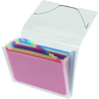VELOFLEX Fächermappe DIN A4 12-Fach  transparent von Veloflex