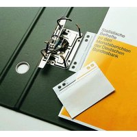 VELOFLEX Heftstreifen, selbstklebend  für bis DIN A4 transparent von Veloflex
