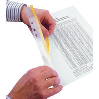 VELOFLEX Heftstreifen, selbstklebend  für bis DIN A4 transparent von Veloflex
