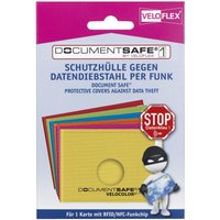 VELOFLEX Kreditkartenhülle 9,0 x 6,3 gelb von Veloflex