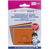 VELOFLEX Kreditkartenhülle orange 9,0 x 6,3 von Veloflex