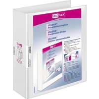 VELOFLEX Präsentationsringbücher 2-Ringe DIN A4 7 cm weiß von Veloflex