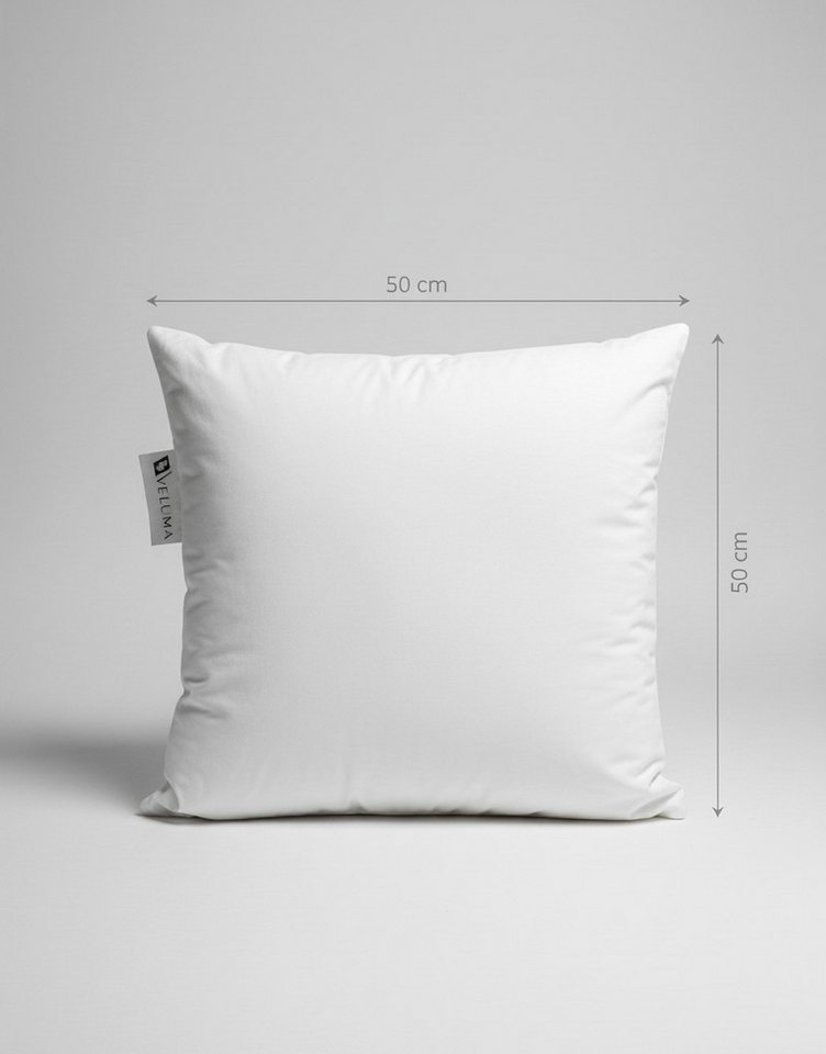 Veluma Gänsedaunenkopfkissen 50 x 50 Premium 3-Kammer Kopfkissen mit neuer weißer Gänsedaune, Füllung: 80 % neue, weiße Gänsedaunen, 20 % feine, kleine Gänsefederchen, Das Veluma-Daunenkissen ist so konzipiert, dass es sich optimal an jede Schlafposition anpasst und dabei höchsten Komfort bietet., Für Seitenschläfer, Für Rückenschläfer, Für Bauchschläfer, Kissen, das sich jedem Kopf anpasst Veluma Gänsedaunenkopfkissen 50 x 50 Premium 3-Kammer Kopfkissen mit neuer weißer Gänsedaune, Füllung: 80 % neue, weiße Gänsedaunen, 20 % feine, kleine Gänsefederchen, Das Veluma-Daunenkissen ist so konzipiert, dass es sich optimal an jede Schlafposition anpasst und dabei höchsten Komfort bietet., Für Seitenschläfer, Für Rückenschläfer, Für Bauchschläfer, Kissen, das sich jedem Kopf anpasst von Veluma