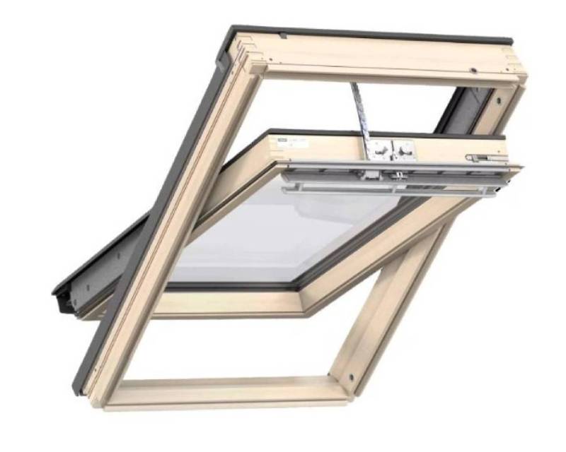Solar Holz VELUX Dachfenster – dreifach Verglasung Energie mit Eindeckrahmen von Velux