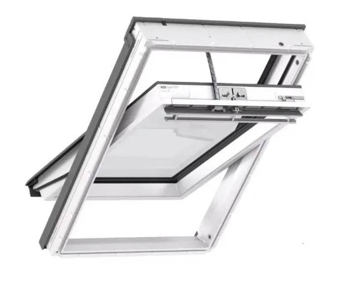 VELUX Solar Dachfenster Kunststoff Komplettpaket– dreifach Verglasung Energie mit Eindeckrahmen von Velux