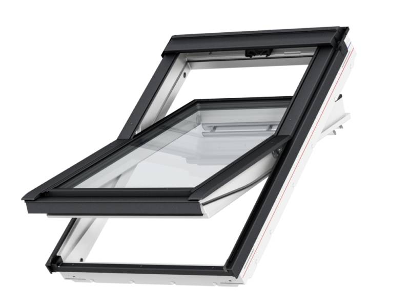 VELUX Elektro Paket - Elektrisches Dachfenster 3fach Verglasung Energie mit Eindeckrahmen von Velux