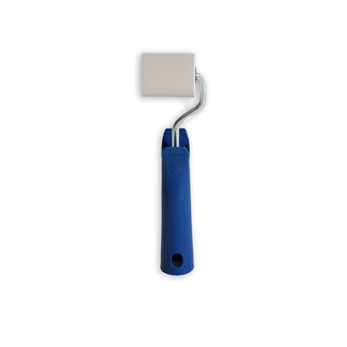 Veluxis® Tapeten-Andrückroller – Nahtroller mit weicher PU-Schaumwalze – für blasenfreies Andrücken & Stabilisieren von Tapetennähten – ergonomischer Griff (Andrückroller 15 cm Tapetenroller) von Veluxis