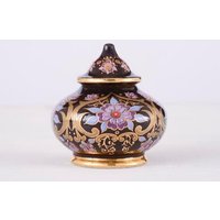 Dekoratives Blumen Genie Tiny Trinket Jar Mit Deckel Made in Griechenland von VelvetAndDust