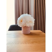 Pfingstrose Blumenkasten, Real Touch Blumengesteck, Hochzeitsblumen Mittelstück, Geschenk Für Die Braut Zu Sein, Brautpartygeschenk, Seidenblumen von VelvetBloomStore