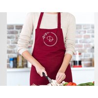 Personalisierte Weihnachtsname Küchenschürze, Personalisierte Geburtstags - Und Muttertags-Handwerksschürze, Namensmonogrammgeschenk von VelvetStyleShop