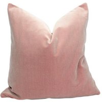 Altrosa Samtkissen // Samtkissenbezug Rosa von VelvetandLinenHome
