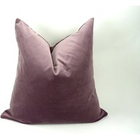 Mauve Kissenbezug // Samtkissenbezug von VelvetandLinenHome
