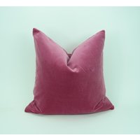 Rosa Samtkissenbezug/// Samtkissen von VelvetandLinenHome