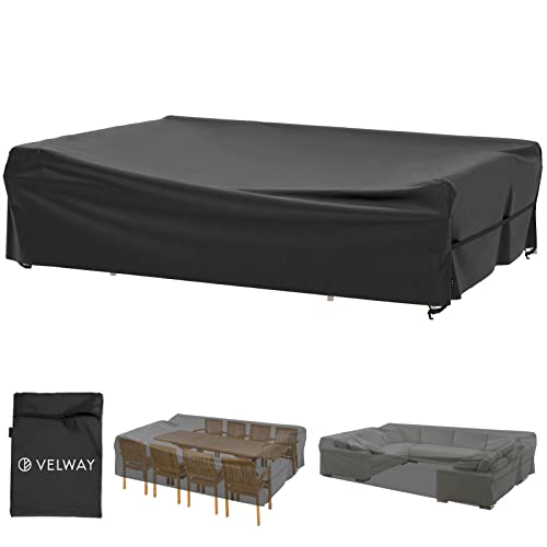 Velway Wasserdichte Terrassentischstühle Set 39 cm lang x 180 cm breit x 61 cm hoch für Esstisch im Freien, Tischabdeckung für Lagerfeuer Velway Wasserdichte Terrassentischstühle Set 39 cm lang x 180 cm breit x 61 cm hoch für Esstisch im Freien, Tischabdeckung für Lagerfeuer von Velway
