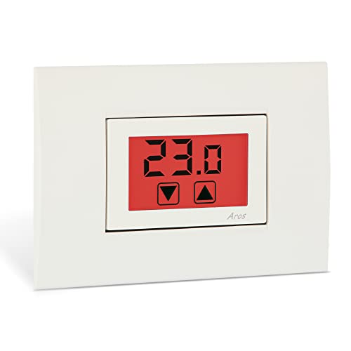 Thermostat Wandhalterung VE453700 CHRONOS 230 weiß wöchentliche Stromversorgung 230 V Vemer von VEMER