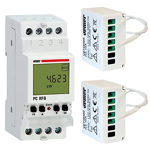 Vemer ve737300 Controller Lasten PC RF8 mit 2 Stellantriebe RX.16 A A Funk, weiß Vemer ve737300 Controller Lasten PC RF8 mit 2 Stellantriebe RX.16 A A Funk, weiß von VEMER