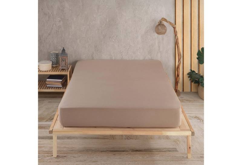 Vency Home Spannbettlaken Premium Jersey Bettlaken, 150 g/m² Spannbetttuch, bis zu 35cm Höhe, Gummizug: Rundumgummizug, Von 90x200 bis 200x200 cm – Ihre perfekte Größe, 100% Baumwolle von Vency Home
