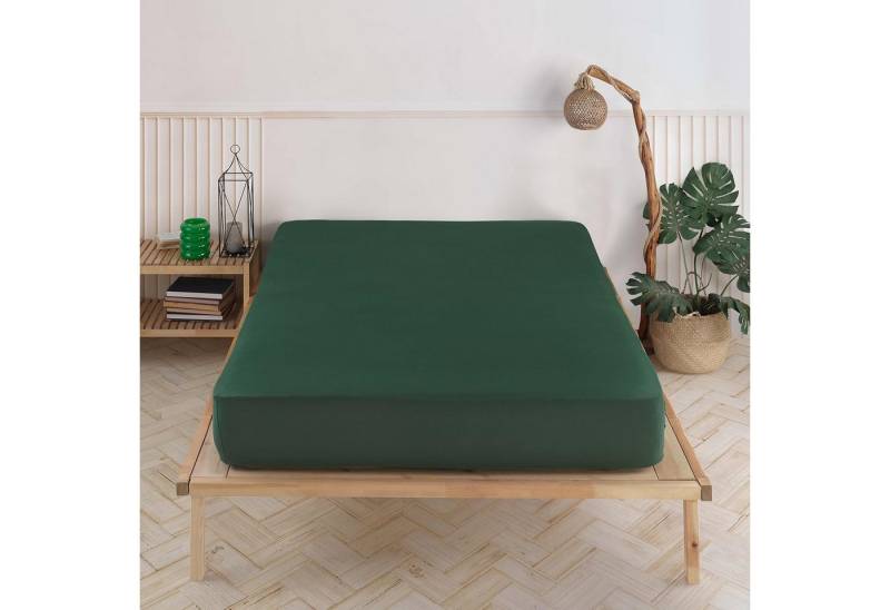 Vency Home Spannbettlaken Premium Jersey Bettlaken, 150 g/m² Spannbetttuch, bis zu 35cm Höhe, Gummizug: Rundumgummizug, Von 90x200 bis 200x200 cm – Ihre perfekte Größe, 100% Baumwolle von Vency Home