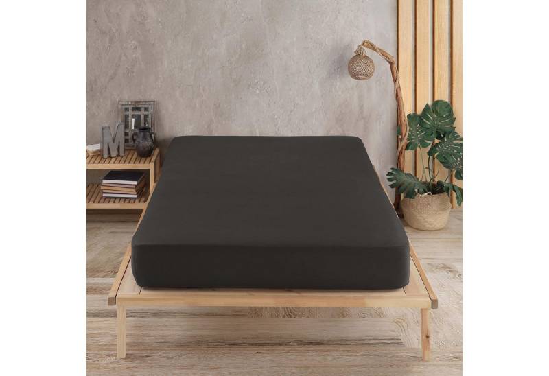 Vency Home Spannbettlaken Premium Jersey Bettlaken, 150 g/m² Spannbetttuch, bis zu 35cm Höhe, Gummizug: Rundumgummizug, Von 90x200 bis 200x200 cm – Ihre perfekte Größe, 100% Baumwolle von Vency Home