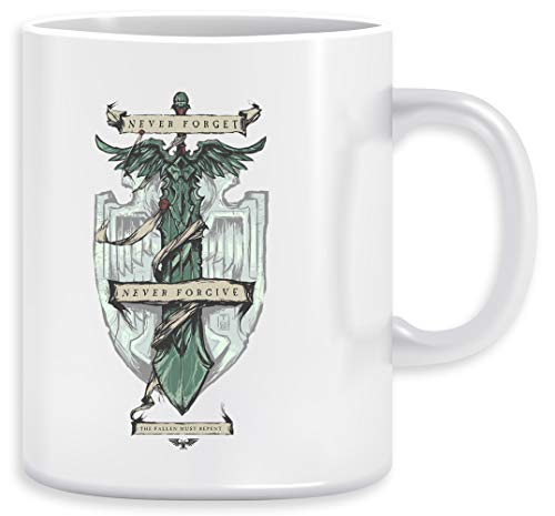 Dark Angels - Never forget, Never forgive Kaffeebecher Becher Tassen Ceramic Mug Cup von Vendax