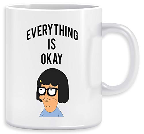 Everything Is Okay! Kaffeebecher Becher Tassen Ceramic Mug Cup von Vendax