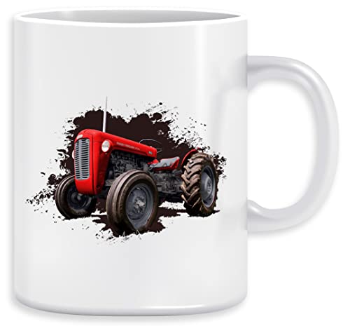 Ferguson 35 Traktor Kaffeebecher Becher Tassen Ceramic Mug Cup von Vendax