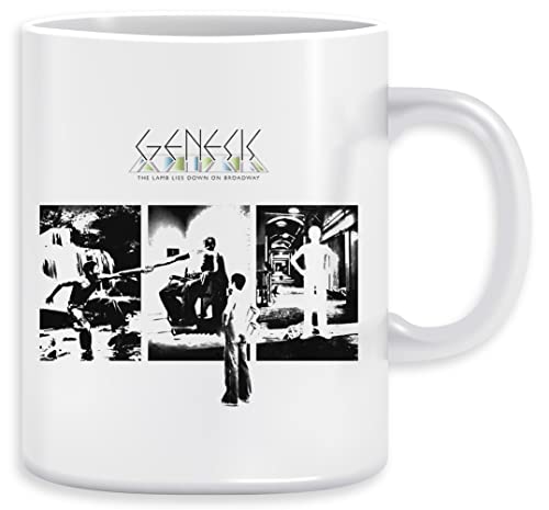 Genesis - The Lamb Lies Down On Broadway Kaffeebecher Becher Tassen Ceramic Mug Cup von Vendax