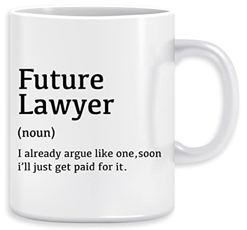 Law School Student Future Lawyer Kaffeebecher Becher Tassen Ceramic Mug Cup von Vendax